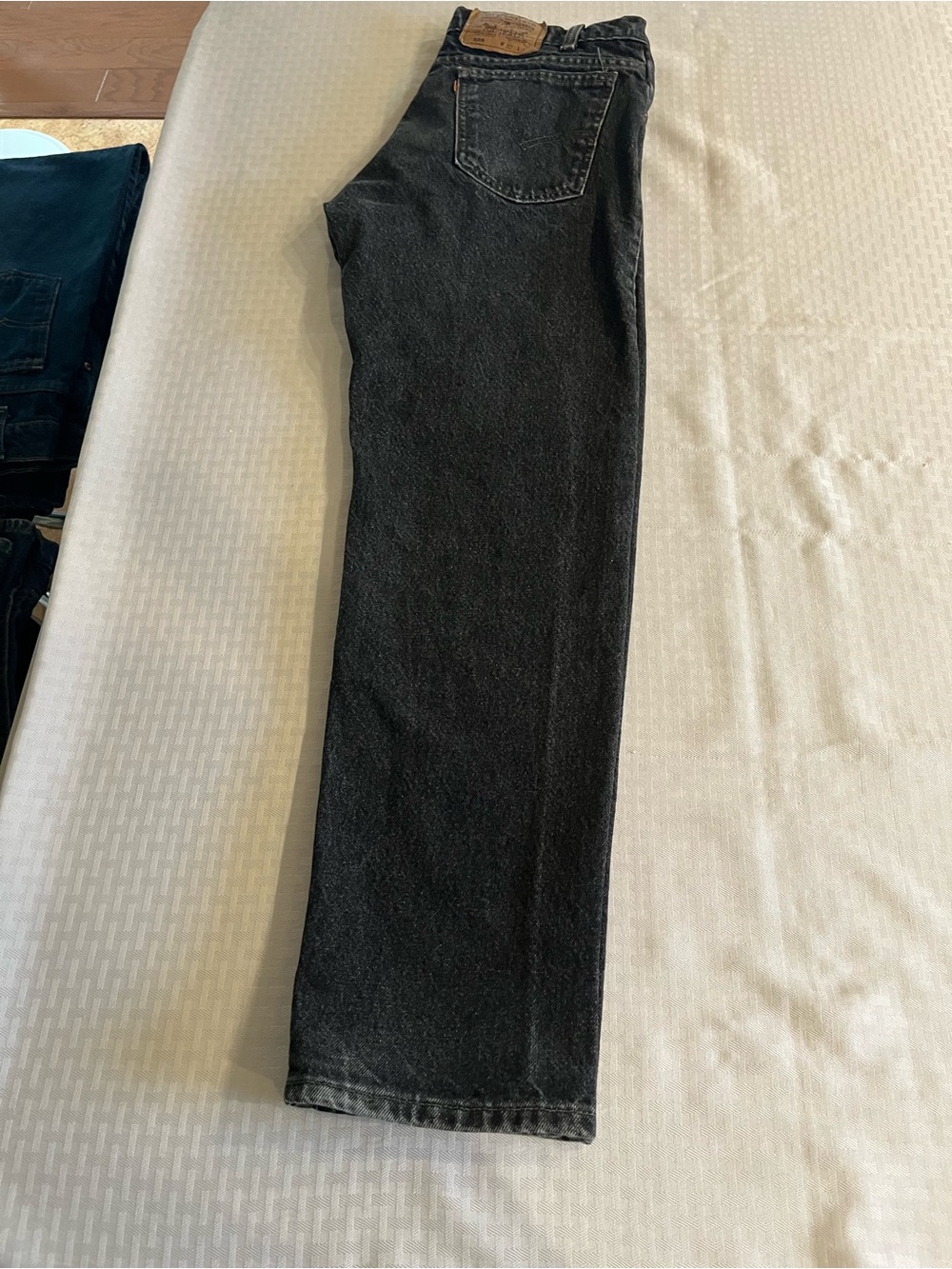 Men’s  vintage black Levi’s orange tab  jeans